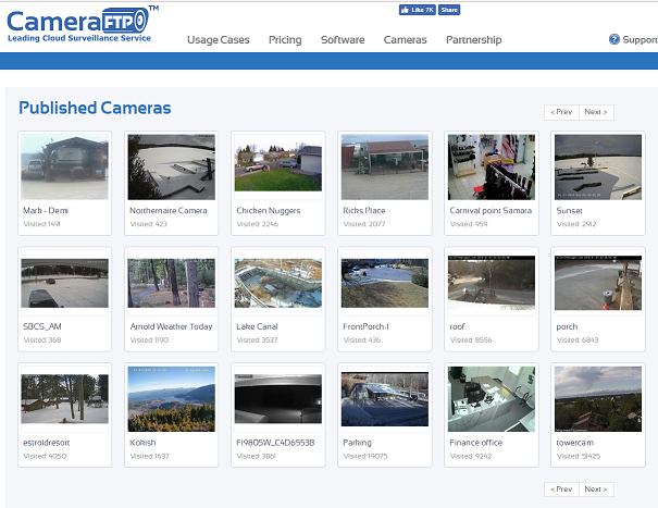 CameraFTP published camera gallery