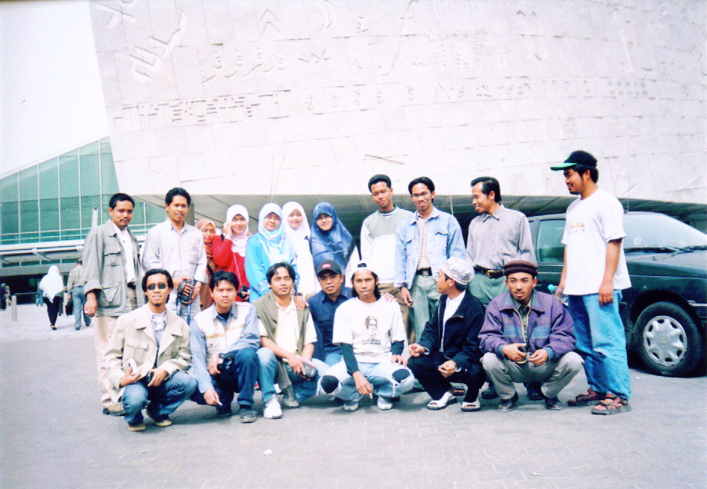 2004, Alexandria; Grand Library, with Friends3.jpg